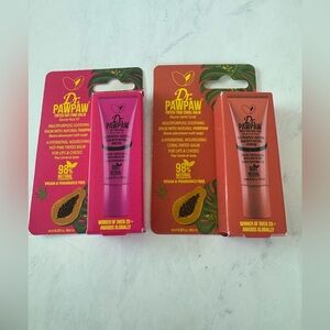 Dr Paw Paw tinted balm - 2 pack- pink & coral for cheeks and lips! 98% natural